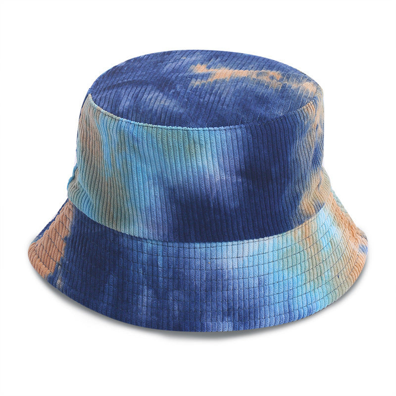 Tie-dyed Corduroy Bucket Hat