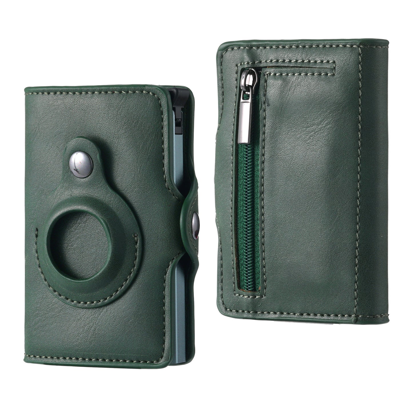 Men's Tracker Card Clamp Metal Card Holder Wallet