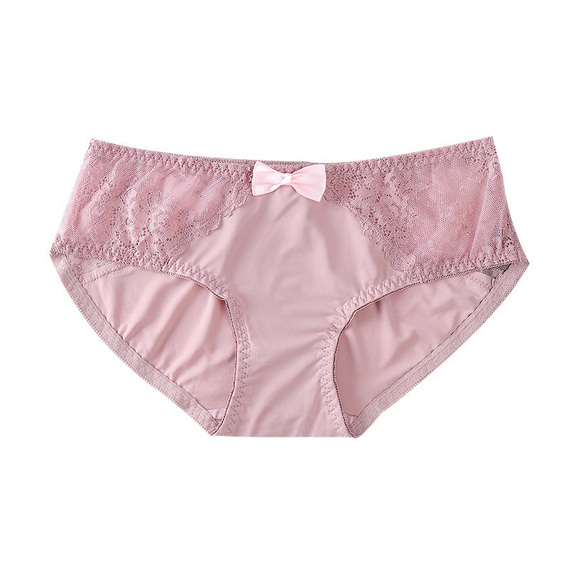 Women's Ice Silk Refreshing Low Waist Briefs