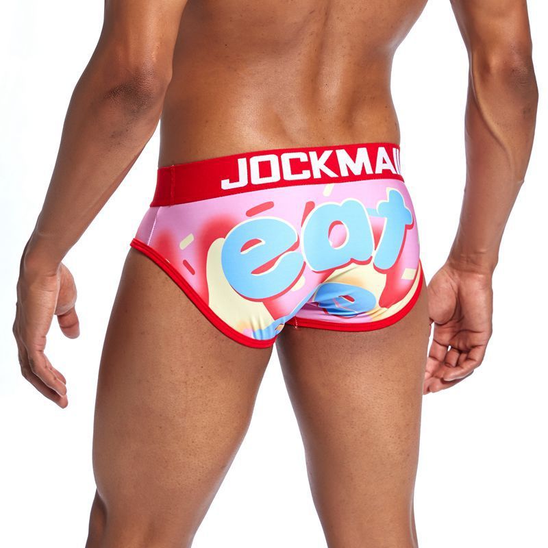 Men's Low Waist Printed Briefs