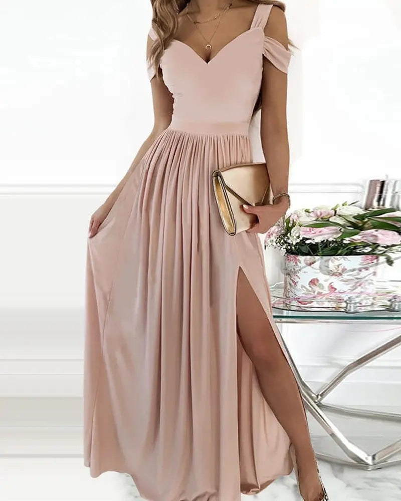 Elegant Greek Style Pleated Dress