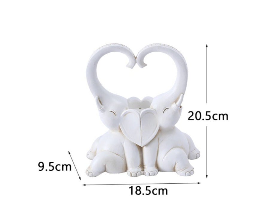 Elephant Candlestick Decoration