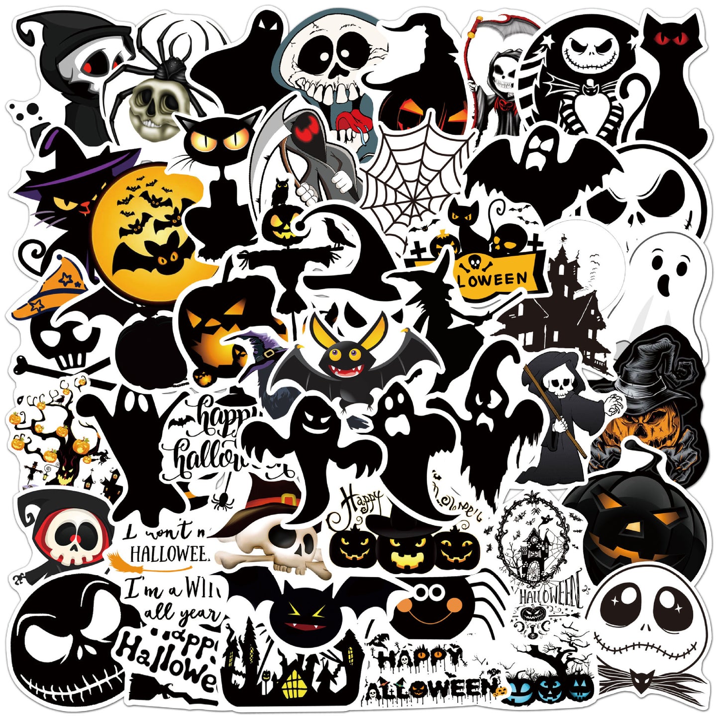 Waterproof Halloween Sticker Pack