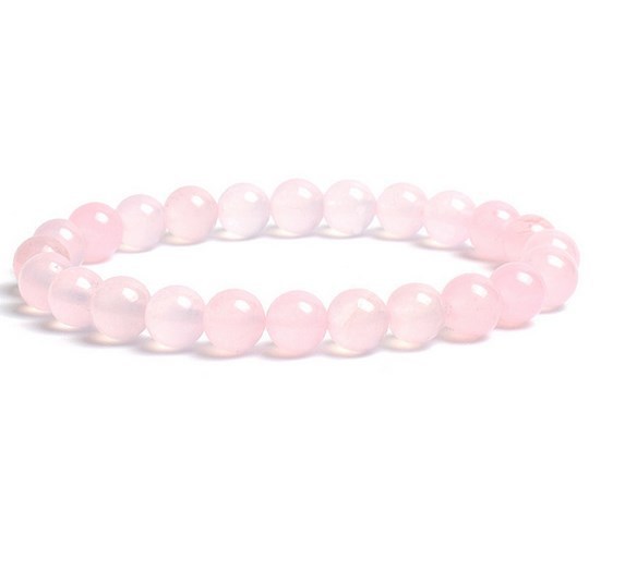 Unisex 8mm Agate Beads Bracelet