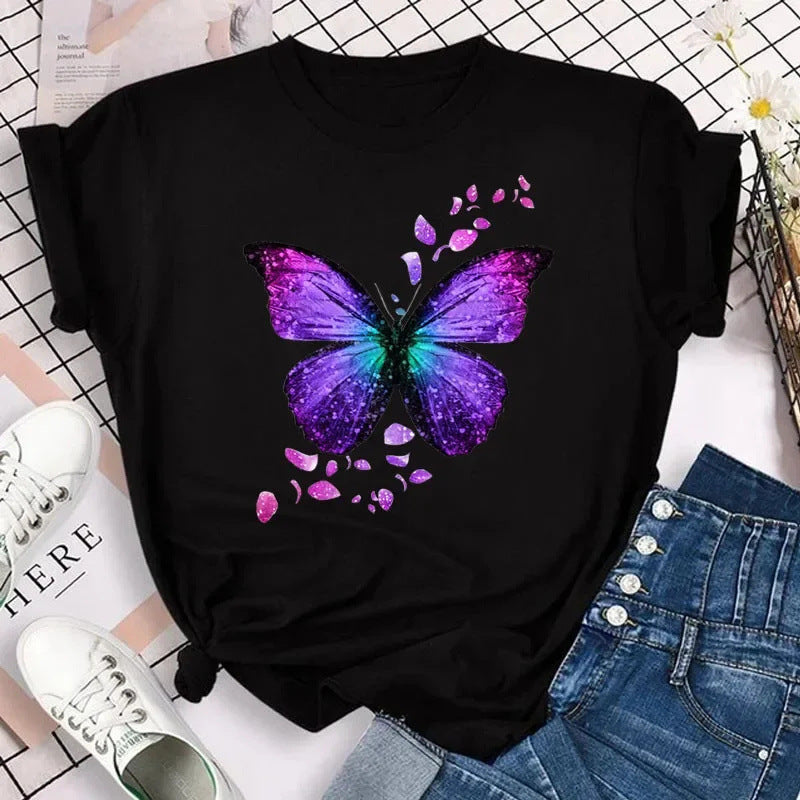 Butterfly Petal Printed T-shirt