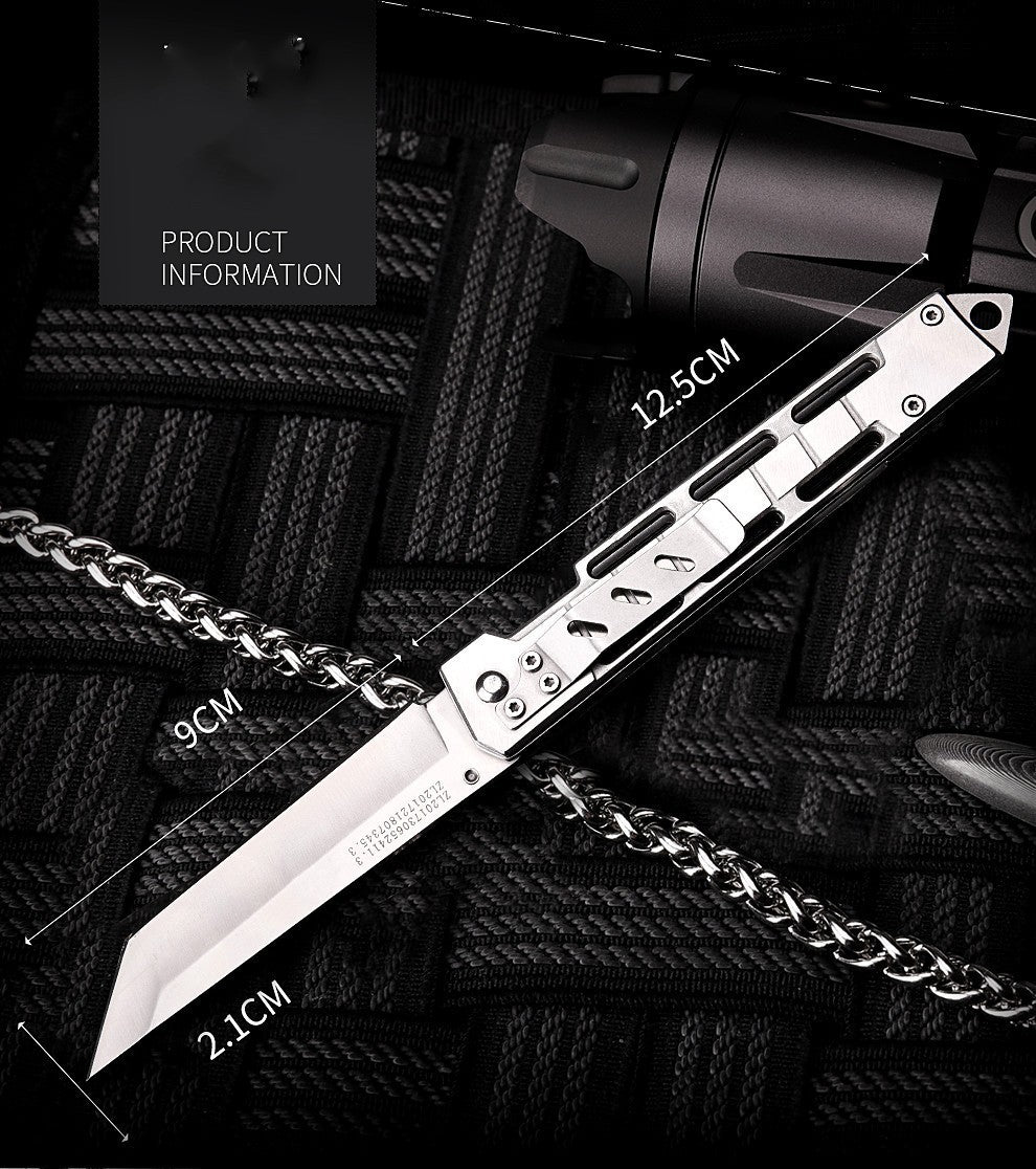 Combination Slingshot Folding Knife