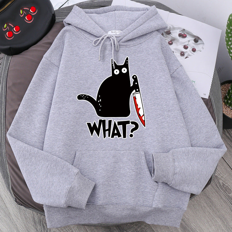 Killer Black Cat Hoodie