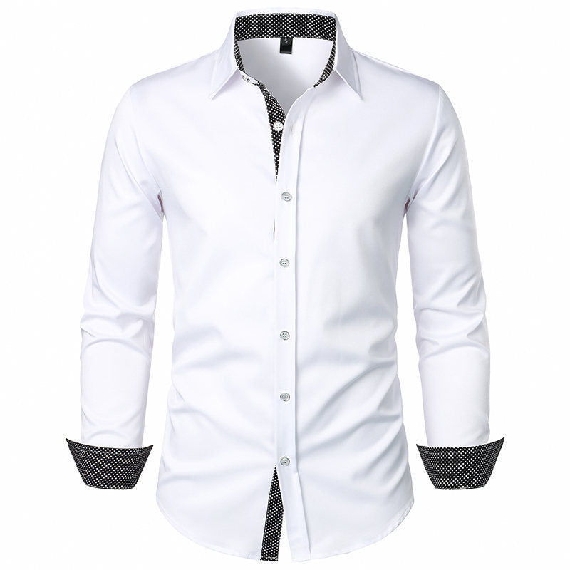 Men's Patchwork Casual Shirt