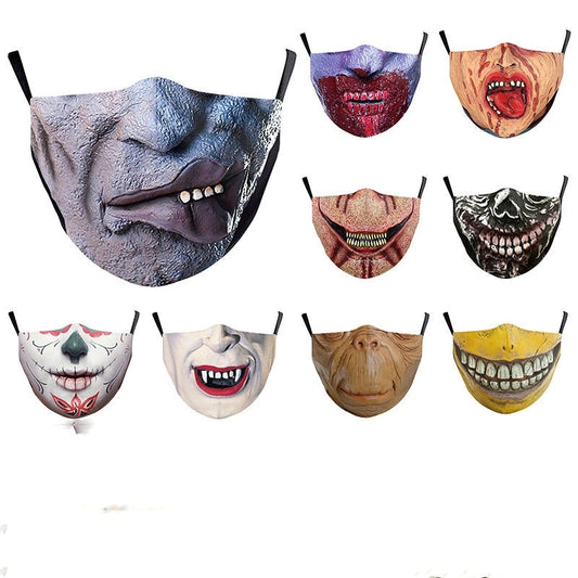 Halloween Double Layer Dust Mask