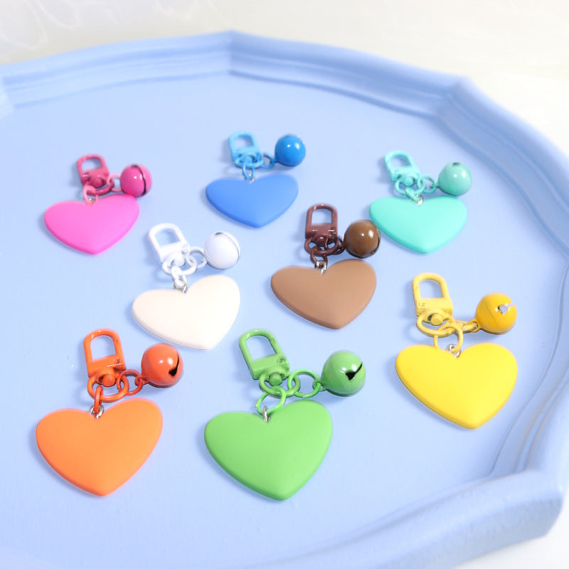 Heart Bell Keychain