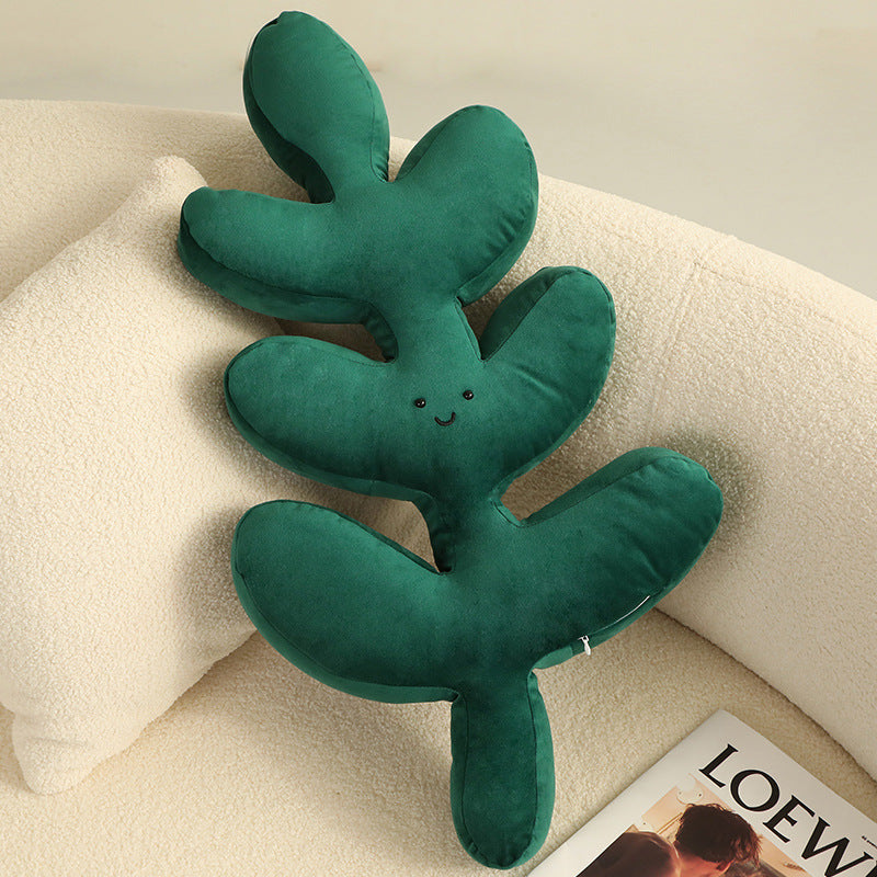 Green Leaf Pillow