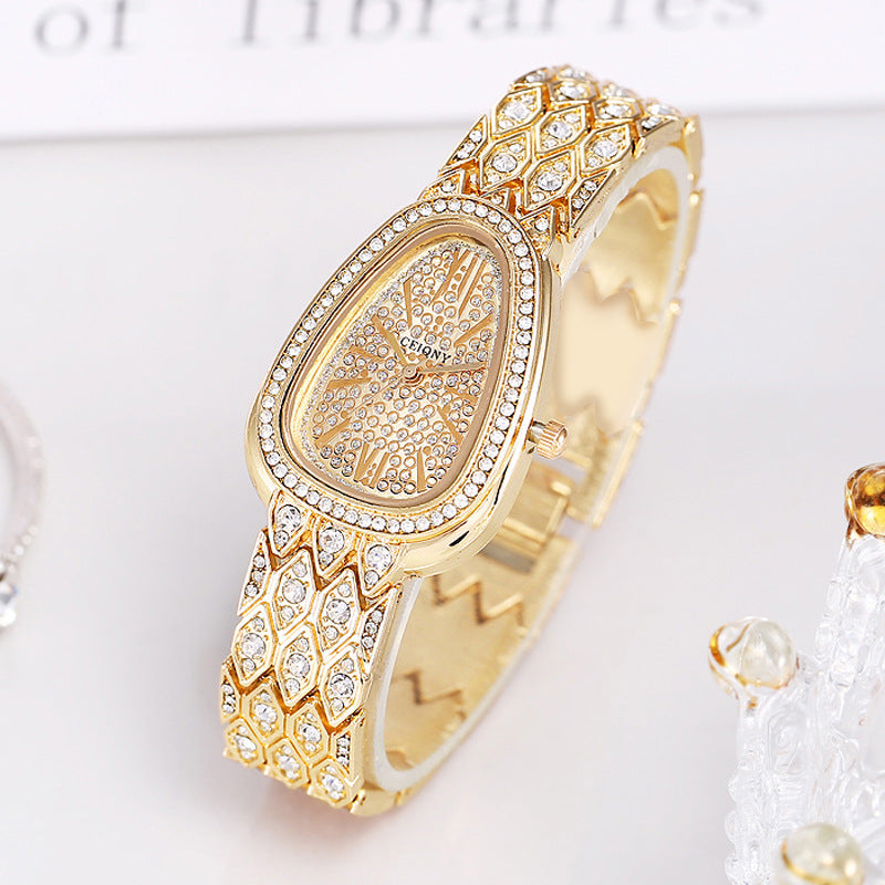 Flashy Diamond Bracelet Watch