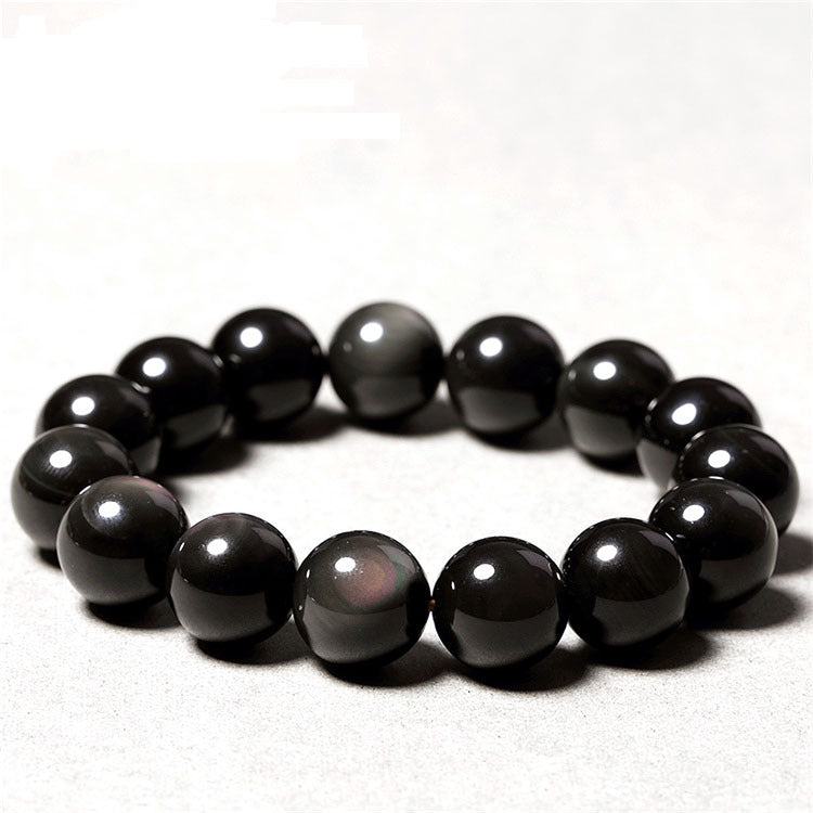 Natural Stone Obsidian Bracelet