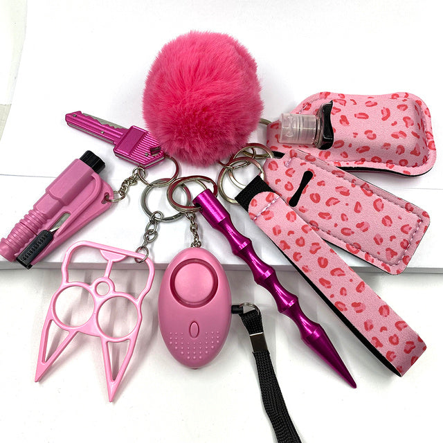 Personal Safety Self Defense Keychain Set