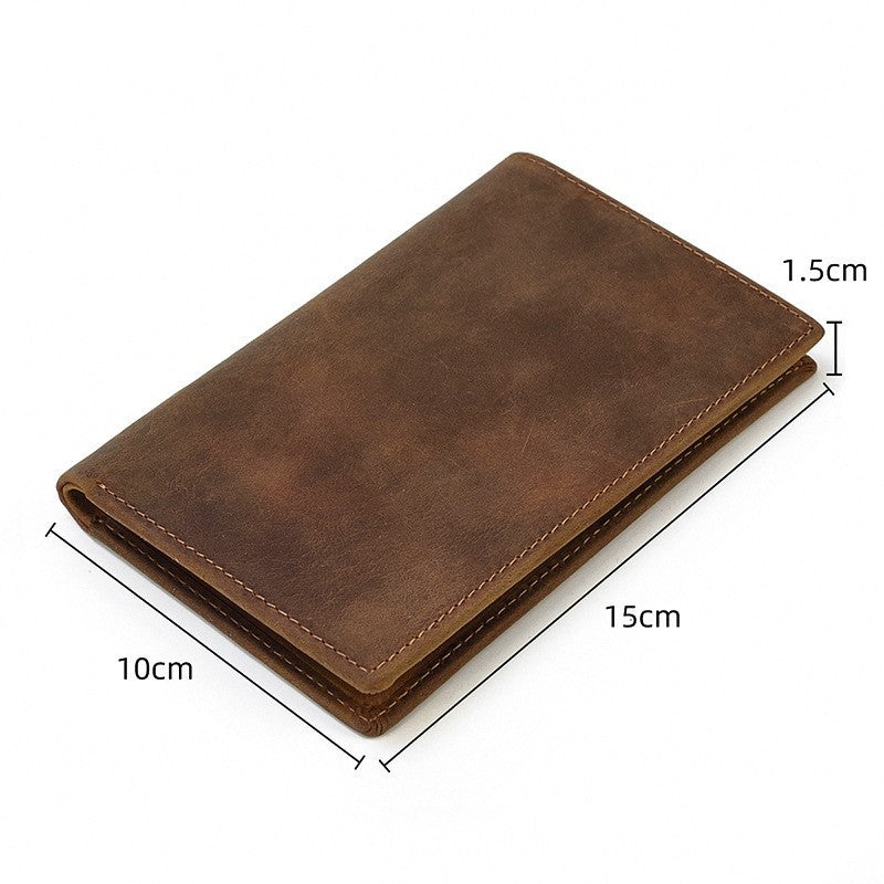 Leather Passport Mad Horse Wallet