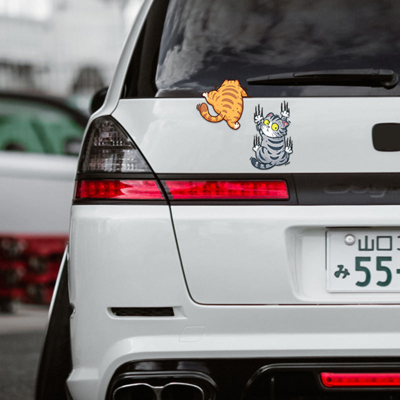 Scratch Pet Cat Car Sticker