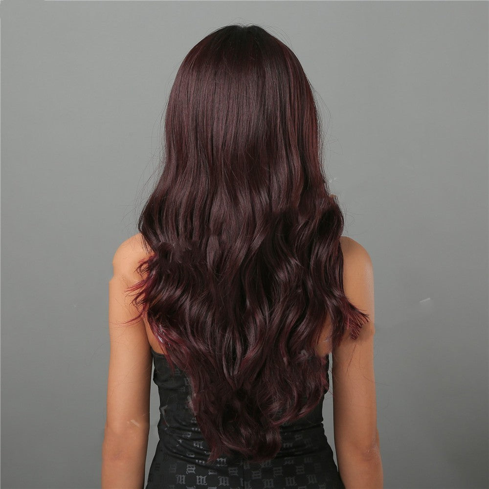 Reddish Brown High Temperature Silk Wig