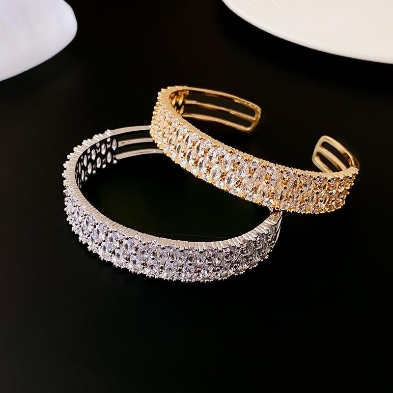 Zircon Open-ended Bracelet