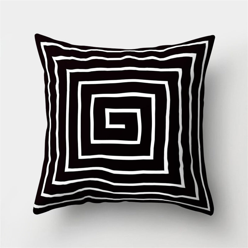 Black and White Cushion Cover