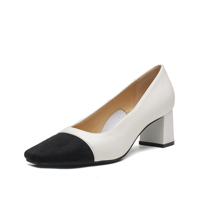 Classic Style Genuine Leather Pumps