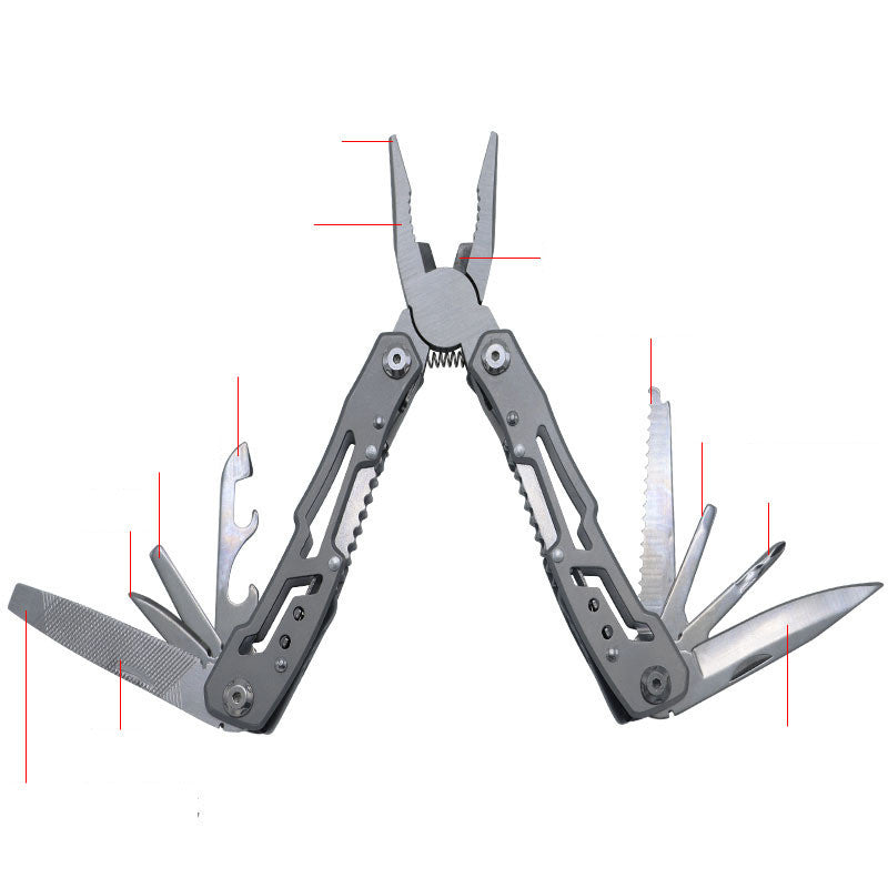 All Steel Multi-function Pliers Combination Folding Knife