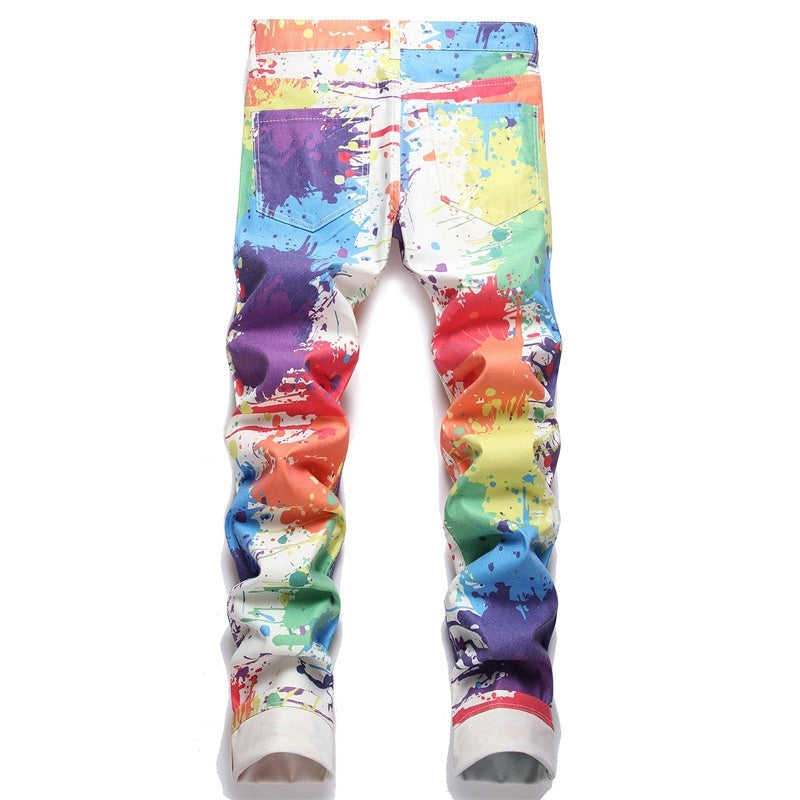 Men's Digital Street Printed Jeans