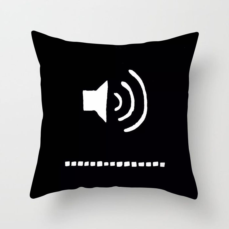 Black and White Cushion Cover