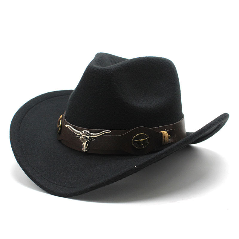 Western Denim Top Hat