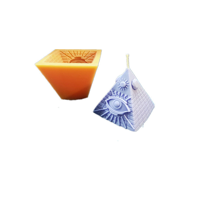 DIY Candle Pyramid Silicone Mold