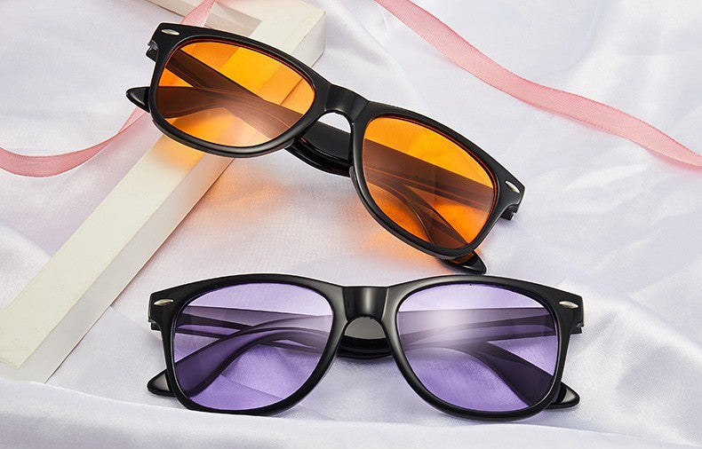 Retro Tinted Candy-colored Sunglasses