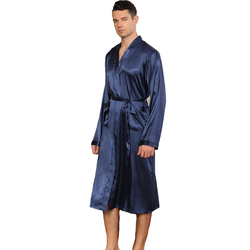 Ultra-thin Cardigan Men's Robe