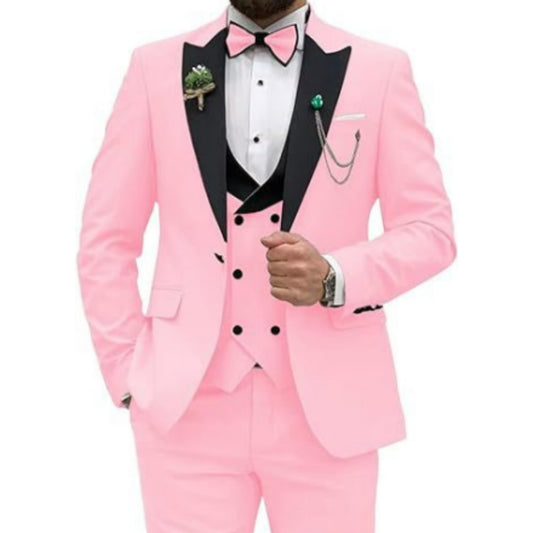 Men's Three-piece Tux Formal Suit