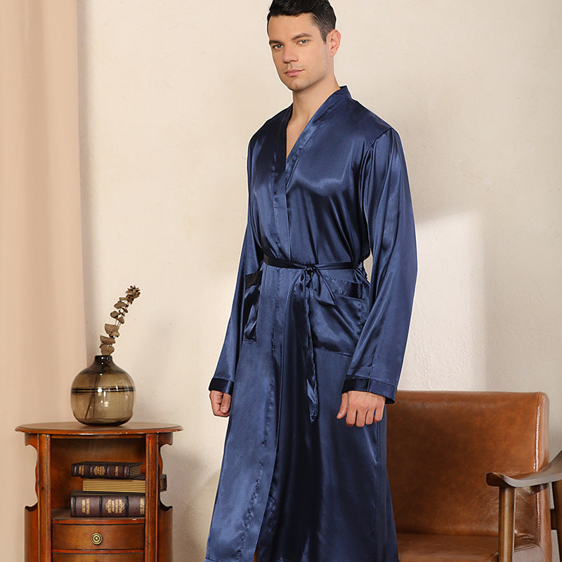 Ultra-thin Cardigan Men's Robe