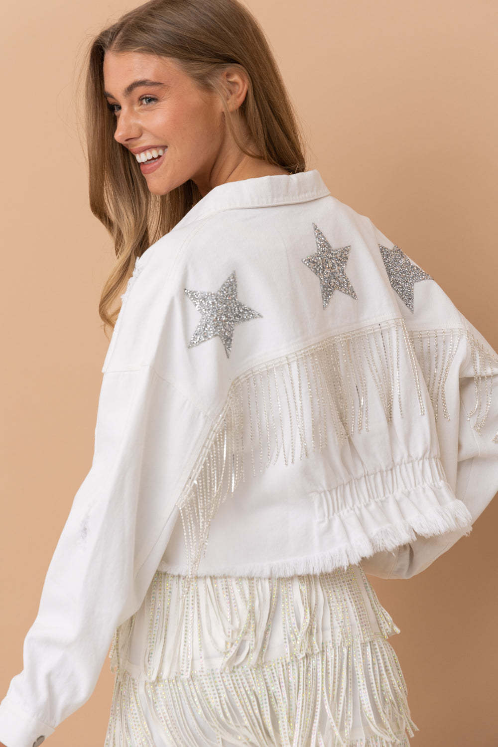 Fringed Burr Cowboy Coat