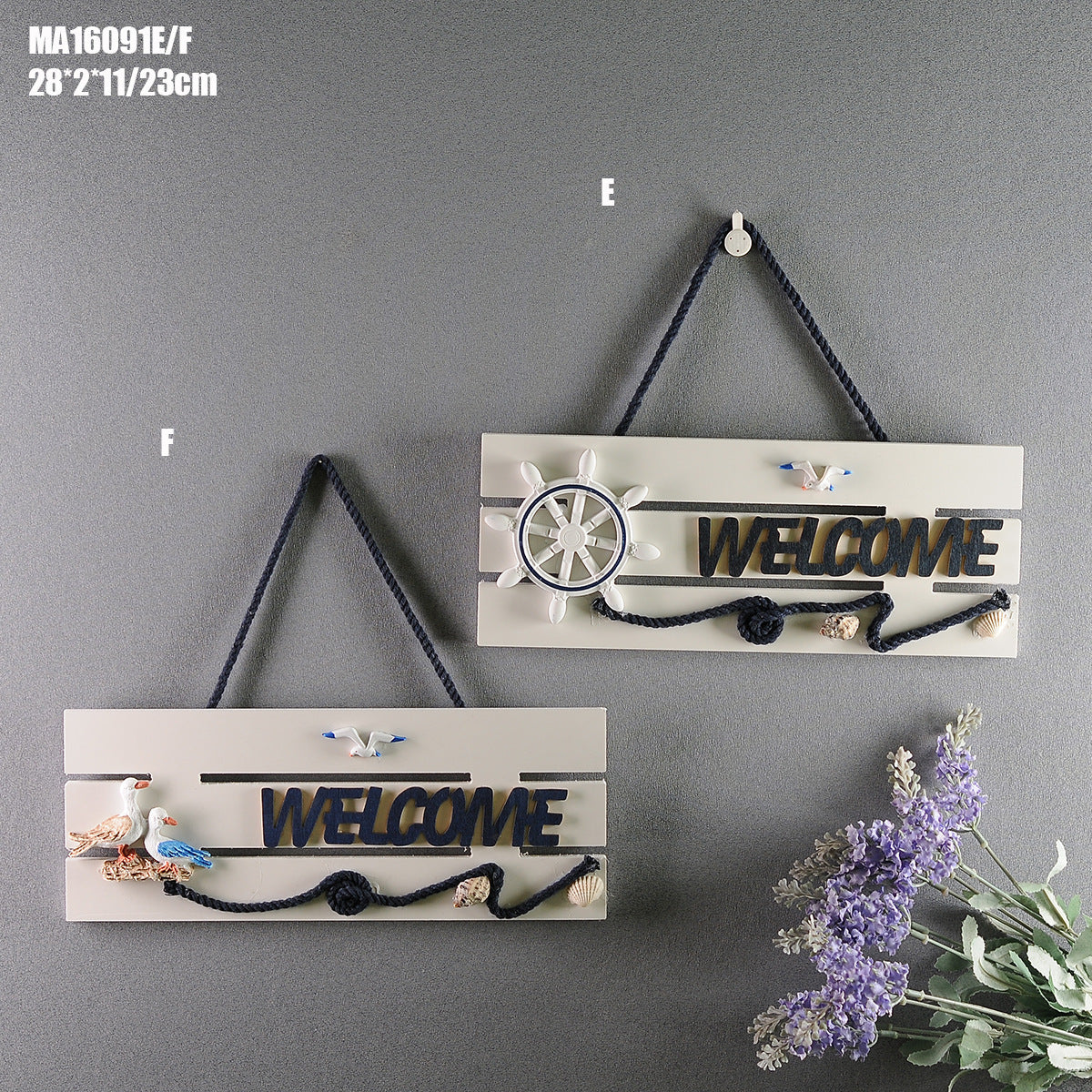 Nautical   Wooden Welcome Sign