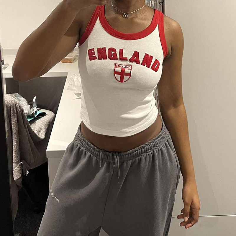 England Slim-fit Short Tank Top