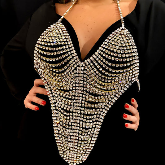 Diamond-encrusted Body Chain