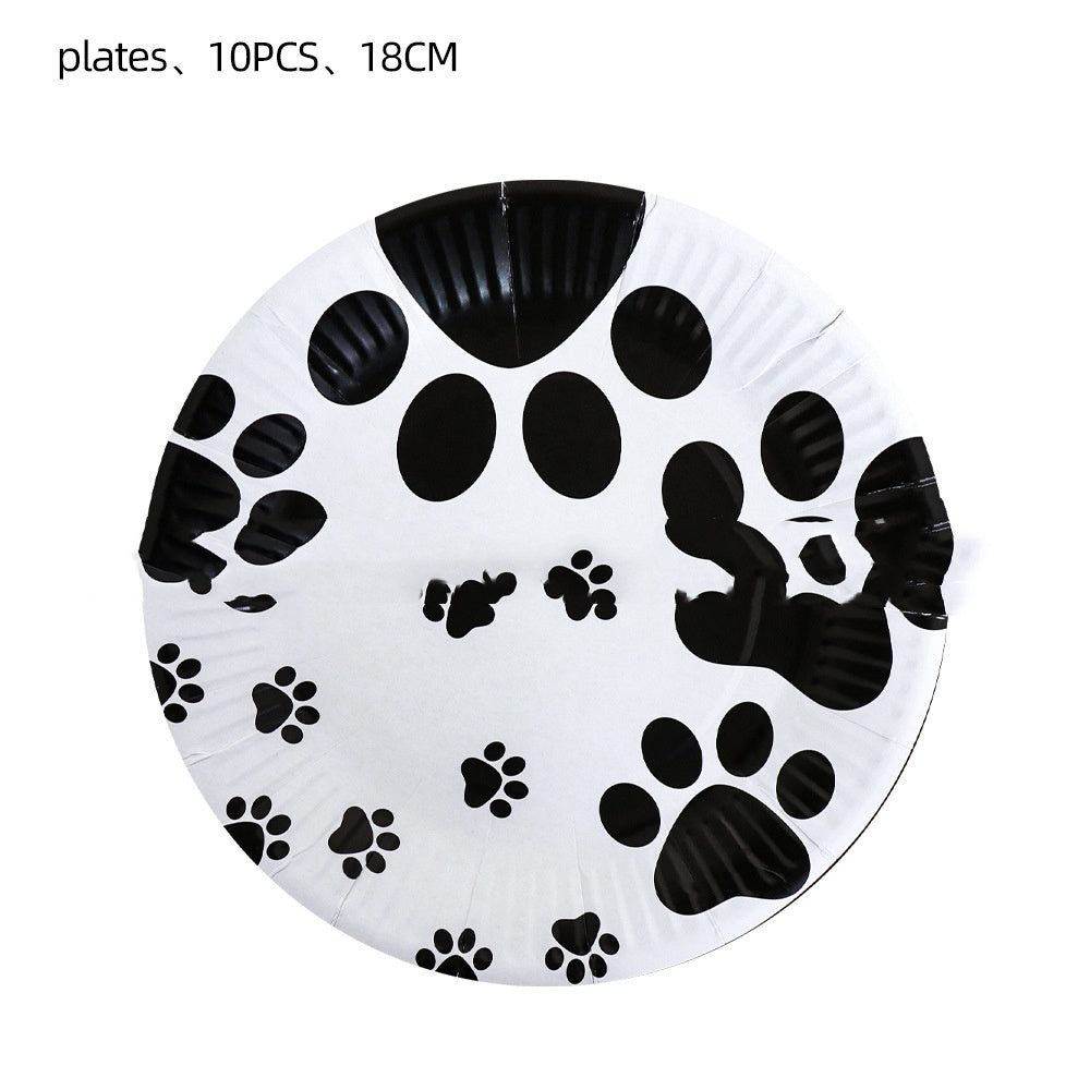 Dog Paw Tableware Set