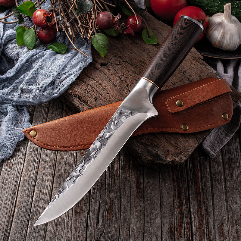 Stainless Carbon Steel Meat Sliced Fish And Fruit Splitting Knife