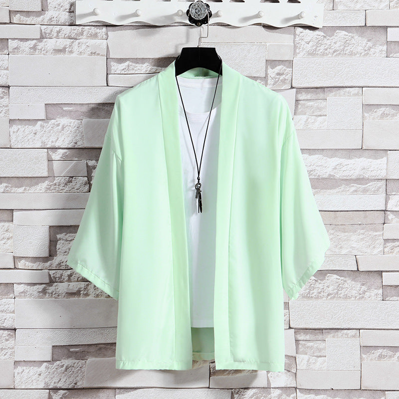 Summer Thin Style Ice Silk Sun Protection Robe