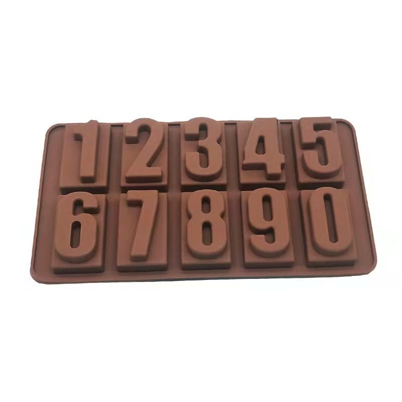 Numeral Chocolate Mold