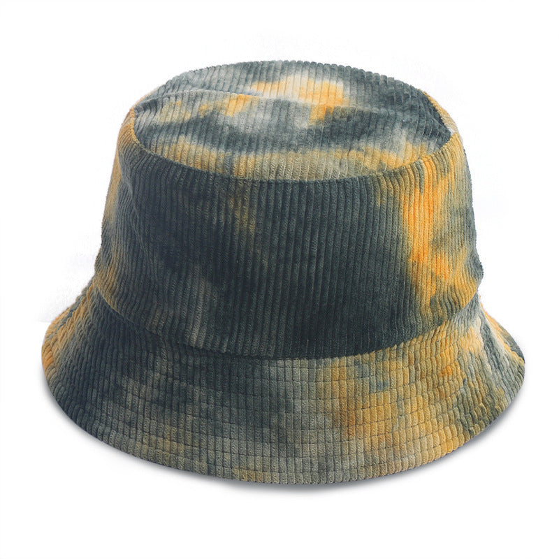 Tie-dyed Corduroy Bucket Hat