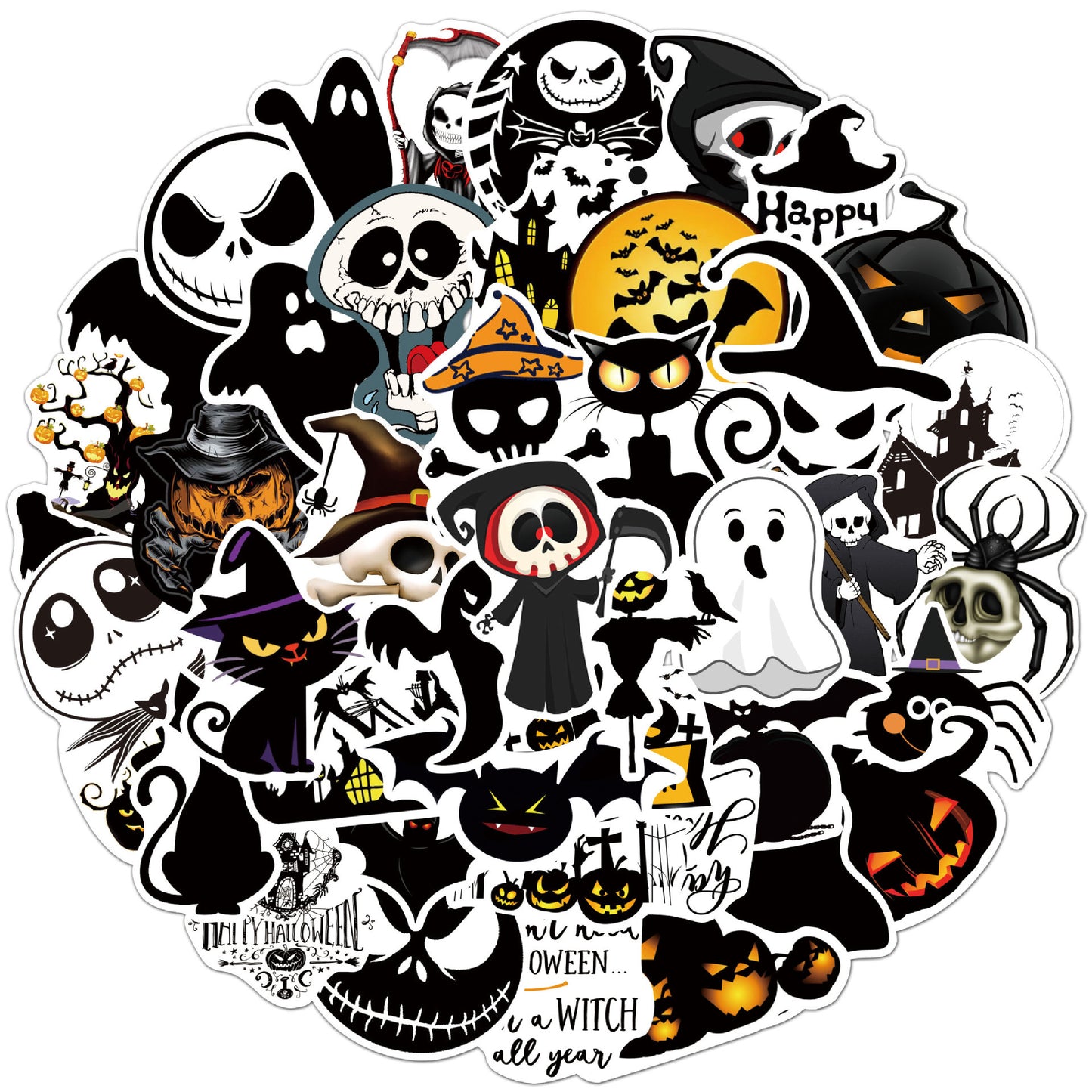 Waterproof Halloween Sticker Pack