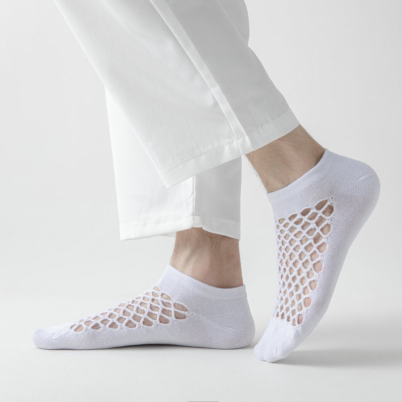 Mesh Sweat-absorbing Cotton Socks