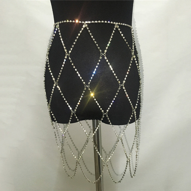 Fishnet Body Chain Skirt