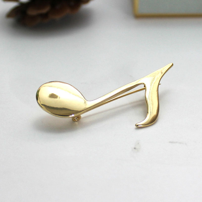 Musical Note Brooch