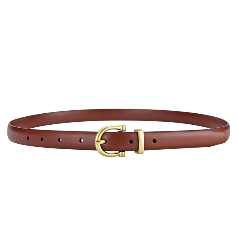 Antique Retro Simple Thin Belt