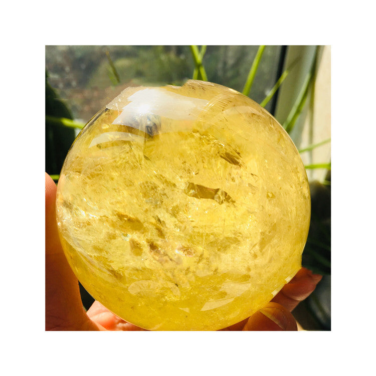 Citrine Ball Decoration