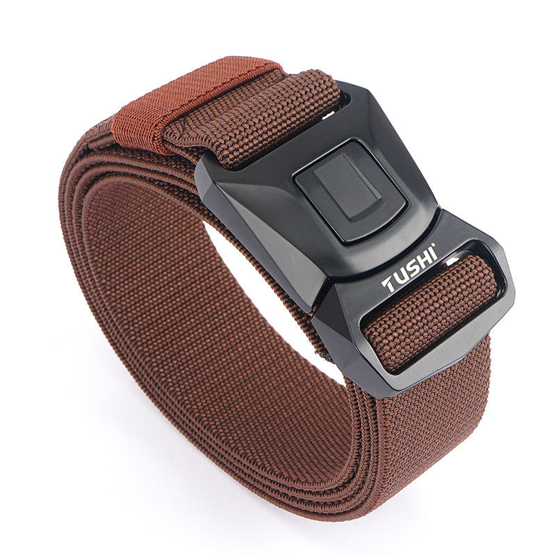 Quick Release Release Buckle Tactical Nylon Stretch Belt