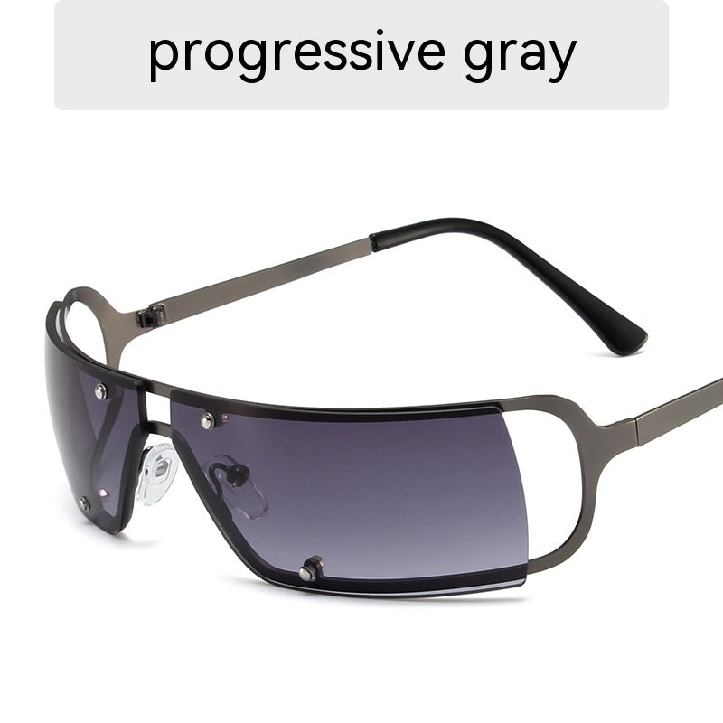 Future Technology Metal Sunglasses